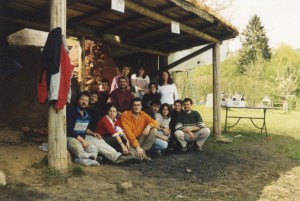 Photographie de groupe des étudiants lausannois.